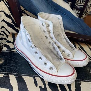 white high top converse
